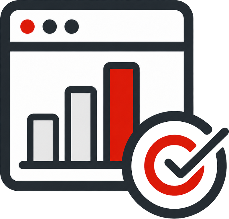 Realise measurable impact icon