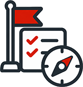 Kickoff and alignment icon
