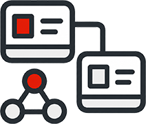 Persona and stakeholder mapping icon