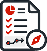 Assessment report and recommendations icon